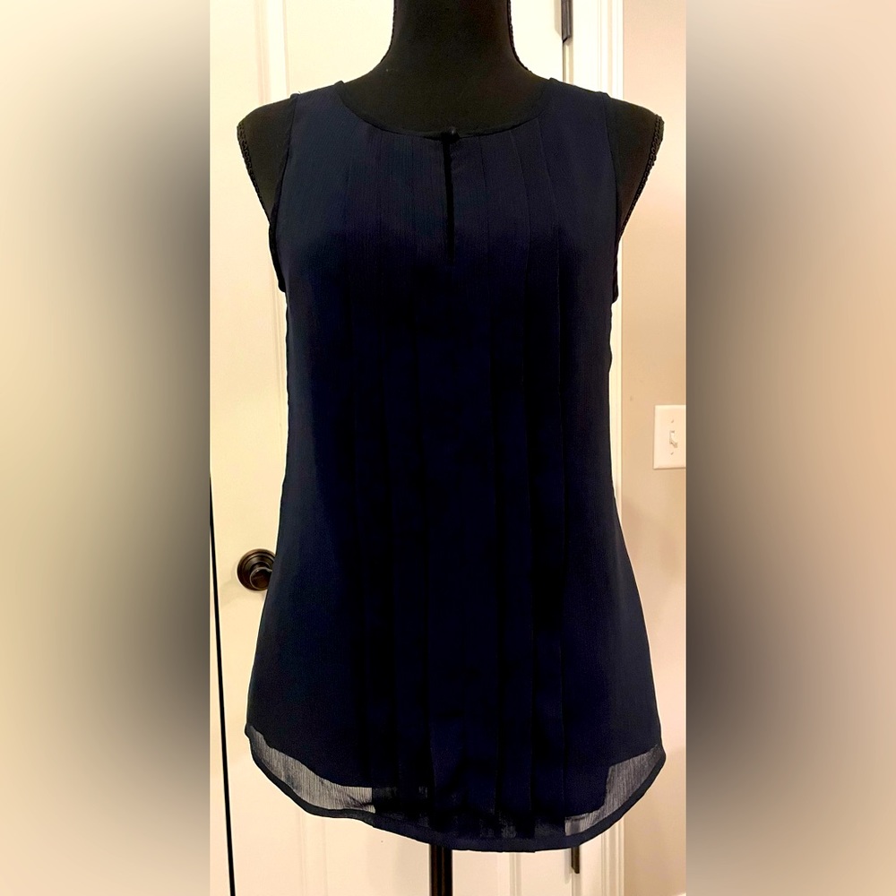 Banana Republic sleeveless blouse.